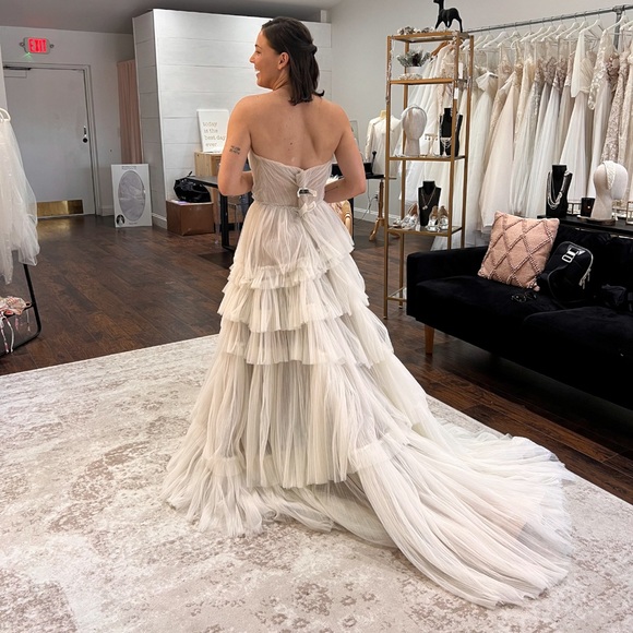 WToo by Watters ruffled wedding gown - never worn - Picture 2 of 4